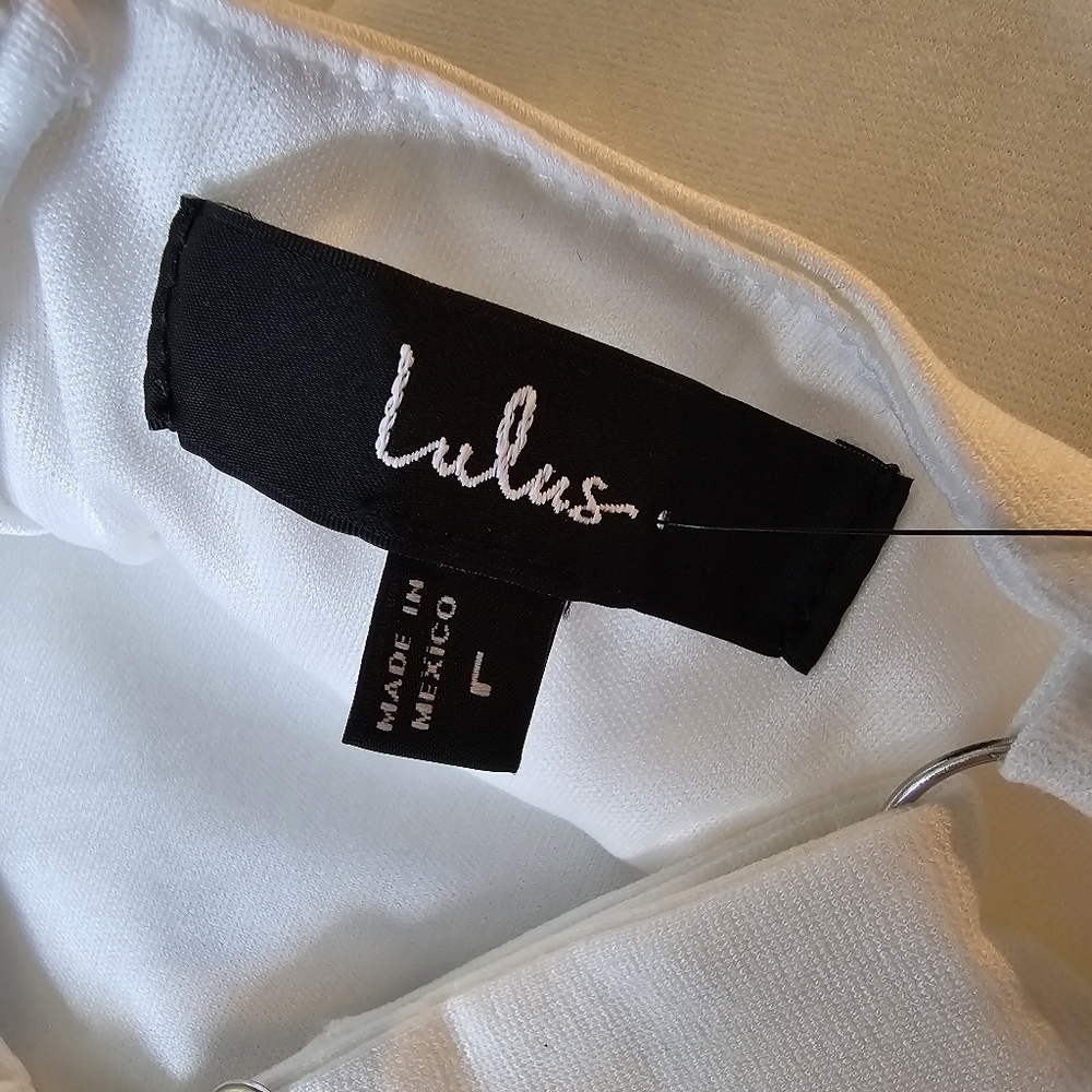 Lulus Rumi White Sleeveless Column Midi Dress - Picture 12 of 12